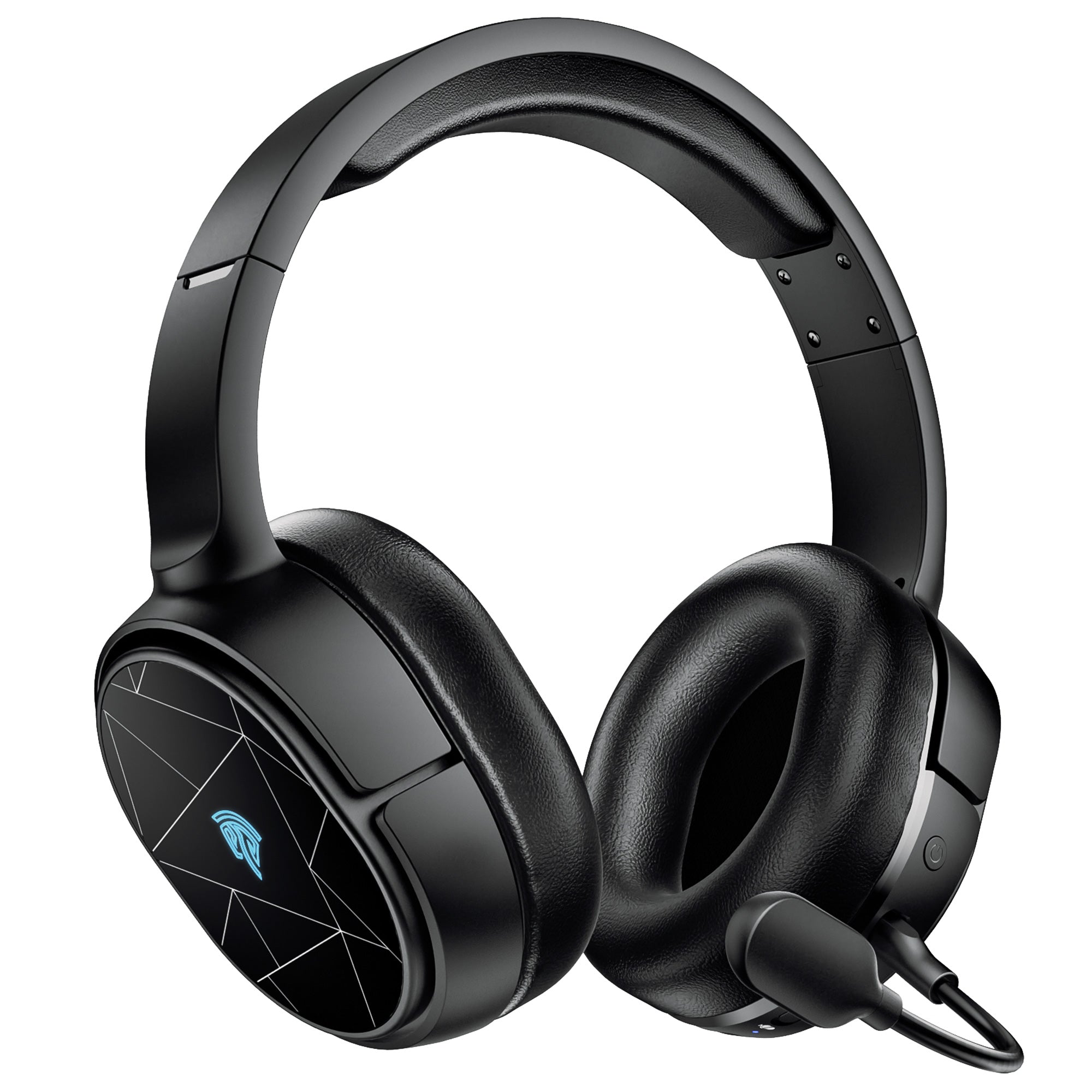 EASYSMX V10W Wireless Headphones Over-Ear Bluetooth Gaming Headset with Microphone for PC PS5 PS4 EASYSMX V10W Wireless Headphones Over-Ear Bluetooth Gaming Headset with Microphone for PC PS5 PS4